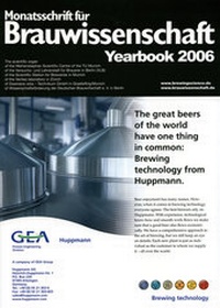 Abbildung von: Monatsschrift für Brauwissenschaft Yearbook 2006 - CARL, HANS, FACHVERLAG