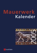 Cover: Mauerwerk-Kalender 2005 - Ernst & Sohn