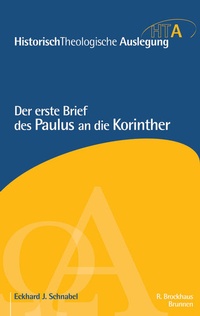 Abbildung von: Der erste Brief des Paulus an die Korinther - R.Brockhaus