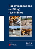 Cover: Recommendations on Piling (EA Pf&auml;hle) - Ernst & Sohn