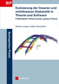 Cover: Evaluierung der linearen und nichtlinearen Stabstatik in Theorie und Software - Ernst & Sohn