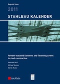 Cover: Powder-actuated fasteners and fastening screws in steel construction - Ernst & Sohn