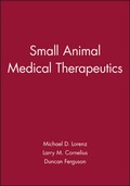 Cover: Small Animal Medical Therapeutics - Wiley