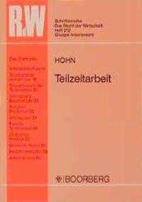 Abbildung von: Teilzeitarbeit - Boorberg