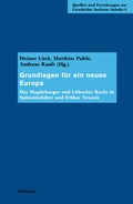 Cover: Grundlagen f&uuml;r ein neues Europa - B&ouml;hlau