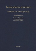 Cover: Iurisprudentia universalis - B&ouml;hlau