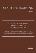 Cover: St&auml;dtelandschaft - r&eacute;seau urbain - urban network - B&ouml;hlau