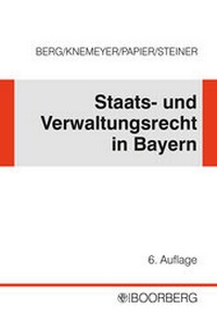 Abbildung von: Staats- und Verwaltungsrecht in Bayern - Boorberg