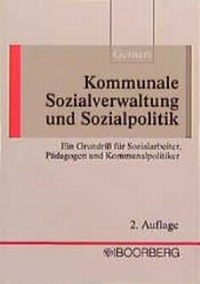 Abbildung von: Kommunale Sozialverwaltung und Sozialpolitik - Boorberg