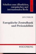 Cover: Europ&auml;ische Zentralbank und Preisstabilit&auml;t - Boorberg