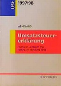 Abbildung von: Umsatzsteuererklärung 1997/1998 - Boorberg