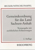 Cover: Gemeindeordnung f&uuml;r das Land Sachsen-Anhalt - Boorberg