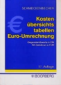 Cover: Kosten&uuml;bersichtstabellen - Boorberg