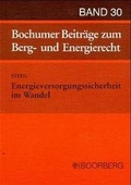 Cover: Energieversorgungssicherheit im Wandel - Boorberg