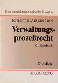 Abbildung von: Verwaltungsprozessrecht - Boorberg
