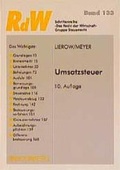 Cover: Umsatzsteuer - Boorberg