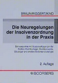 Abbildung von: Die Neuregelungen der Insolvenzordnung in der Praxis - Boorberg