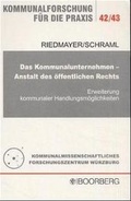 Cover: Das Kommunalunternehmen Anstalt des &ouml;ffentlichen Rechts - Boorberg