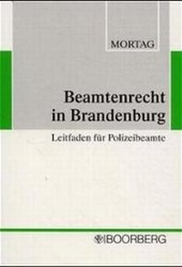 Abbildung von: Beamtenrecht in Brandenburg - Boorberg