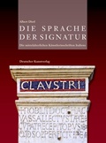 Cover: Die Sprache der Signatur - Deutscher Kunstverlag