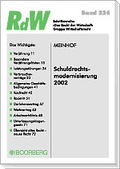 Bild: Schuldrechtsmodernisierung - Boorberg