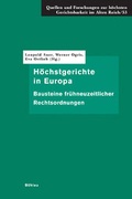 Cover: H&ouml;chstgerichte in Europa - B&ouml;hlau