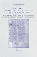 Cover: Der Traktat &raquo;De ecclesiastica potestate&laquo; des Aegidius Romanus - B&ouml;hlau