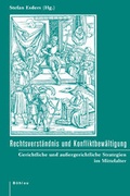 Cover: Rechtsverst&auml;ndnis und Konfliktbew&auml;ltigung - B&ouml;hlau