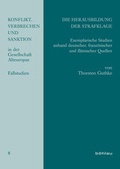 Cover: Die Herausbildung der Strafklage - B&ouml;hlau