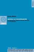 Cover: Memoria als Kulturtransfer - B&ouml;hlau
