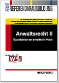 Cover: Anwaltsrecht II - Boorberg