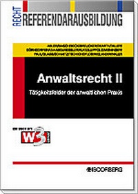 Enlarge image Cover: Anwaltsrecht II - Boorberg