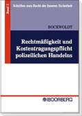 Bild: Rechtm&auml;&szlig;igkeit und Kostentragungspflicht polizeilichen Handelns - Boorberg