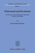 Bild: Widerstand und Revolution. - Duncker & Humblot