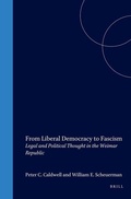 Cover: From Liberal Democracy to Fascism - Brill
