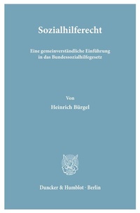 Abbildung von: Sozialhilferecht. - Duncker & Humblot