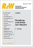 Cover: Stundung und Erlass von Steuern - Boorberg