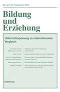 Cover: Bildung und Erziehung / Unterrichtsplanung im internationalen Vergleich - B&ouml;hlau