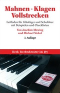 Cover: Mahnen. Klagen. Vollstrecken - dtv