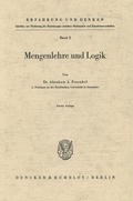 Cover: Mengenlehre und Logik. - Duncker & Humblot