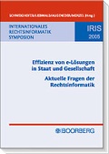 Cover: Effizienz von e-L&ouml;sungen in Staat und Gesellschaft - Boorberg