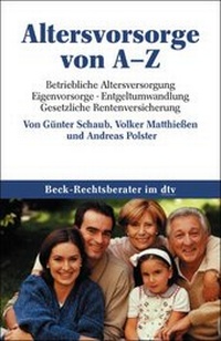 Abbildung von: Altersvorsorge von A - Z - dtv
