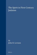 Cover: The Spirit in First-Century Judaism - Brill