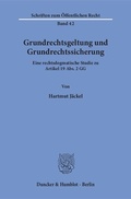 Cover: Grundrechtsgeltung und Grundrechtssicherung. - Duncker & Humblot