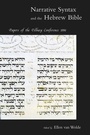 Cover: Narrative Syntax and the Hebrew Bible - Brill