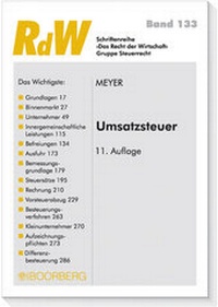 Abbildung von: Umsatzsteuer - Boorberg