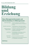 Cover: Managementkonzepte und B&uuml;rokratieabbau im Bildungswesen - B&ouml;hlau