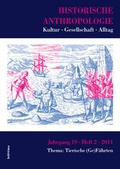 Cover: Historische Anthropologie 2011 Jg. 19, Heft 2: Thema: Tierische (Ge)F&auml;hrten - B&ouml;hlau
