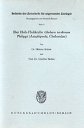 Cover: Der Holz-Flohkrebs Chelura terebrans Philippi (Amphipoda, Cheluridae). - Duncker & Humblot