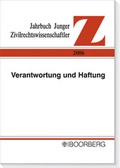 Cover: Jahrbuch Junger Zivilrechtswissenschaftler / Verantwortung und Haftung - Boorberg